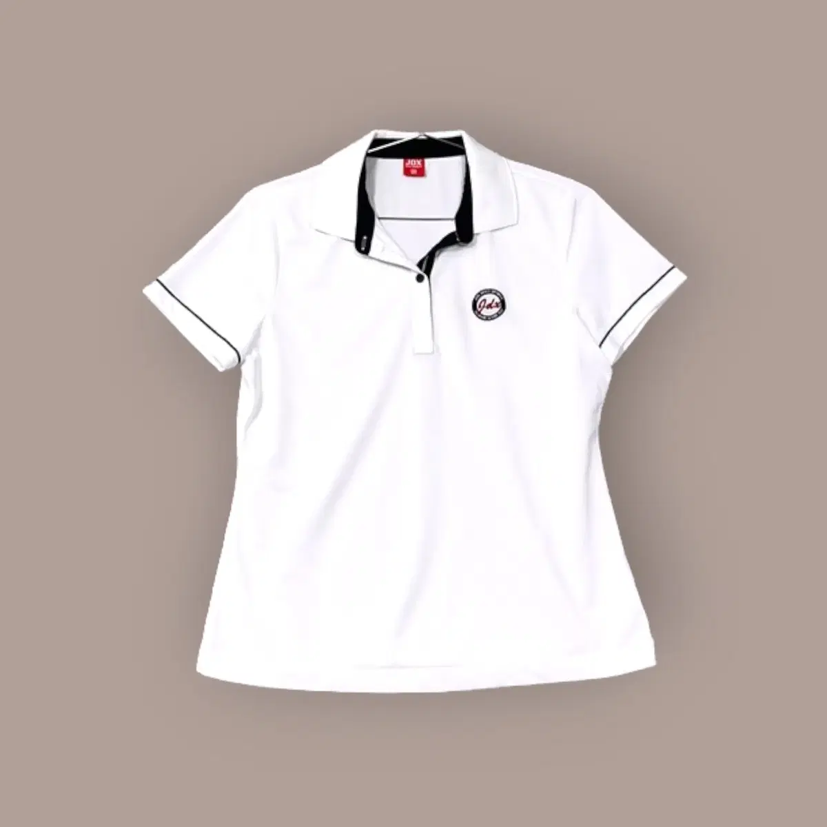 [JDX Golf] Functional White Short Sleeve Karati 100