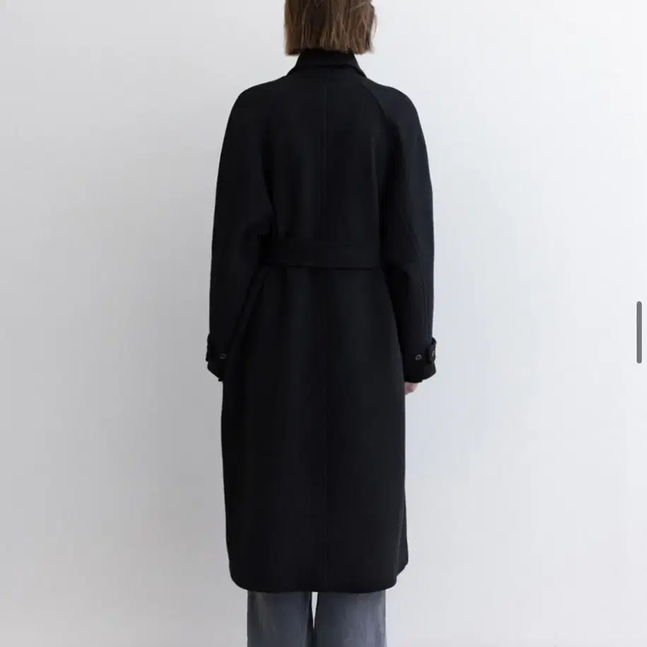 모이아 코트 MOIA balmacaan coat (black)