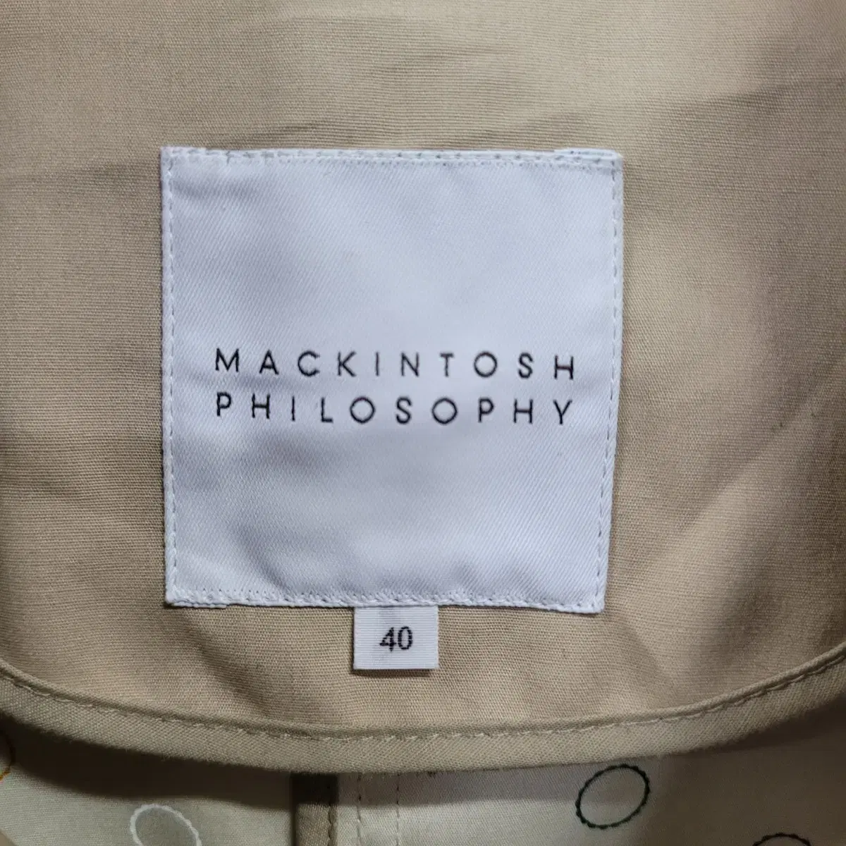 MACKINTOSH PHILOSOPHY 매킨토시 숏 레인코트(무료배송)