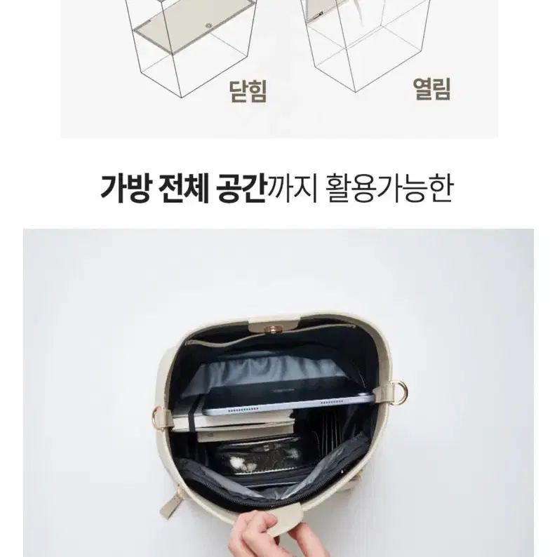 (더스트백 포함) 포모드 백팩 FORMODE backpack 아이보리