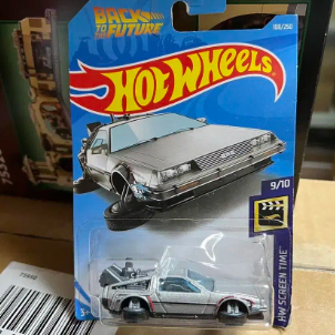 새제품) 핫휠 Hot Wheels 영화)백 투 더 퓨처 타임 머신