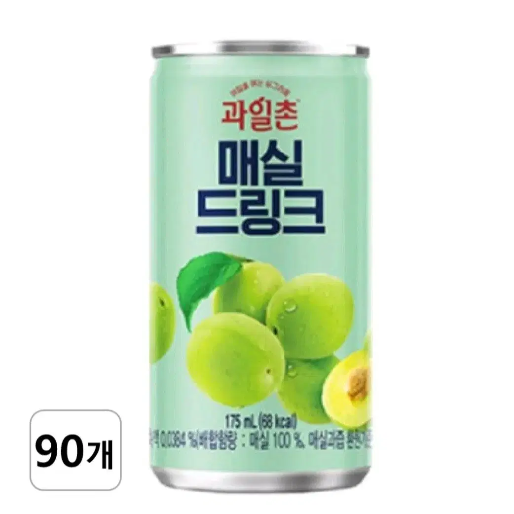 최저가수수료X과일촌매실드링크음료과일음료175MLX60캔16900원