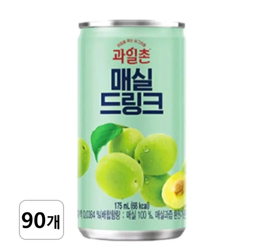 최저가수수료X과일촌매실드링크음료과일음료175MLX60캔16900원