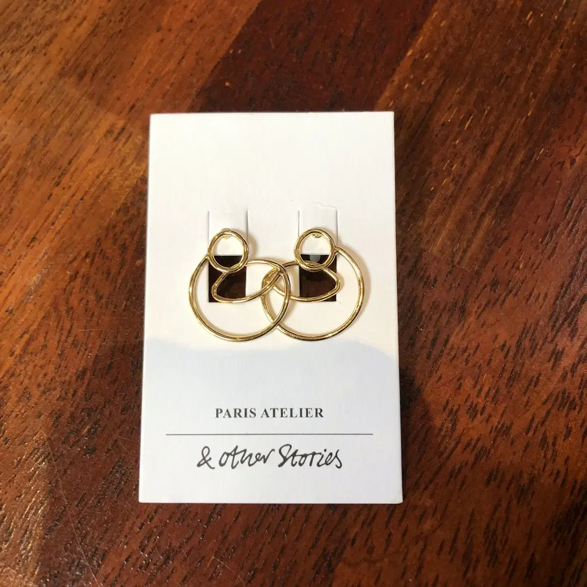 Vintage paris atelier gold earring