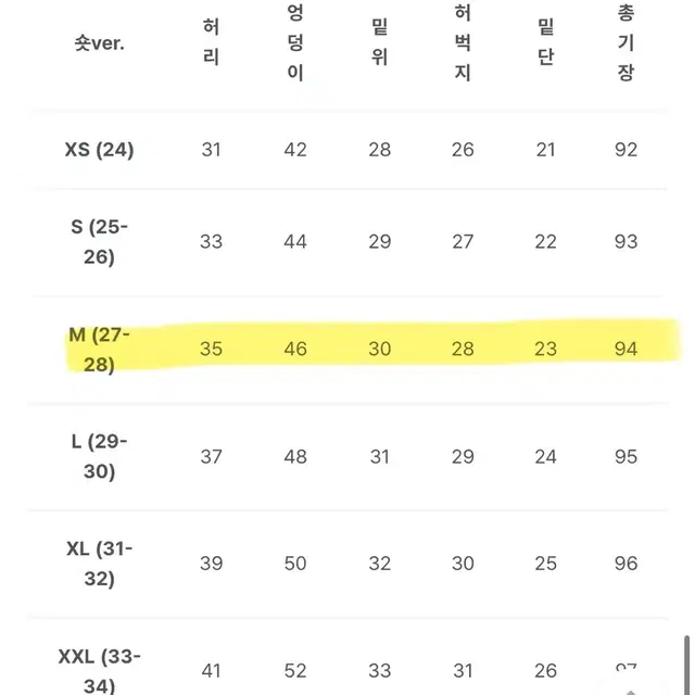 로렌하이 감각 썸머 슬랙스 숏 미듐