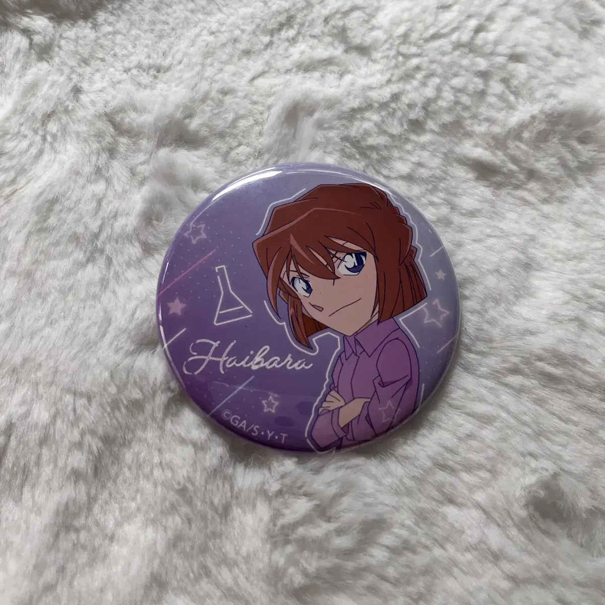 Sells Detective Conan Haibara Ai (Hong Rose) Badge