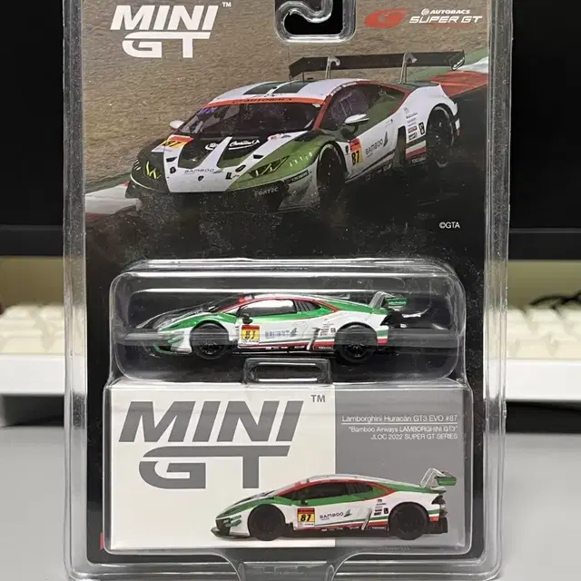 1/64 미니지티 람보르기니 우라칸 GT3 JLOC 2022 슈퍼GT