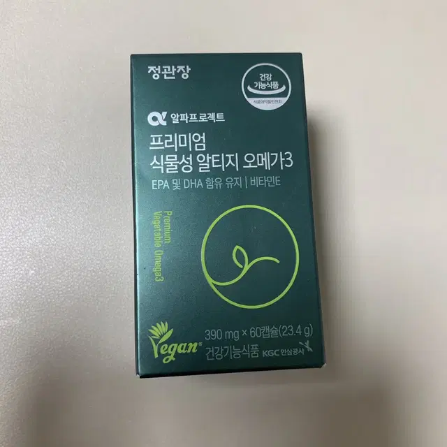 정관장 알파프로젝트 식물성 알티지 오메가3 390mg 60캡슐