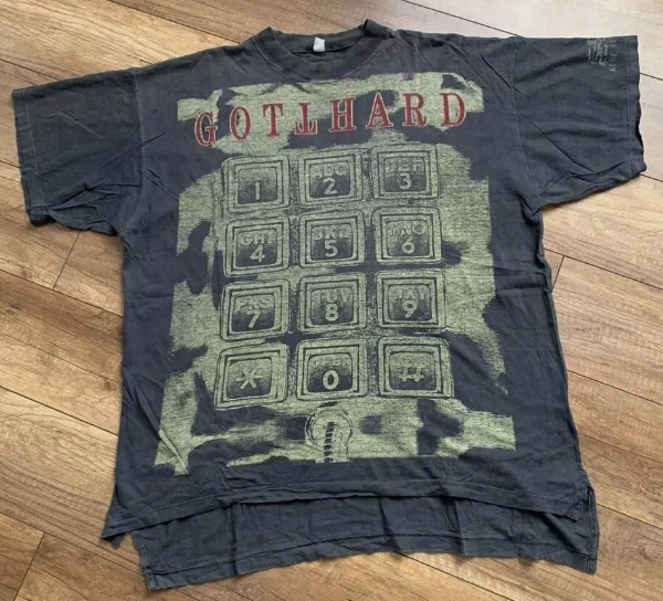 94s Gotthard DIAL HARD T-shirt for sale