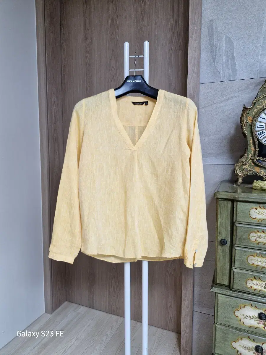 Sale/Masimo/55/Yellow/100% linen shirt