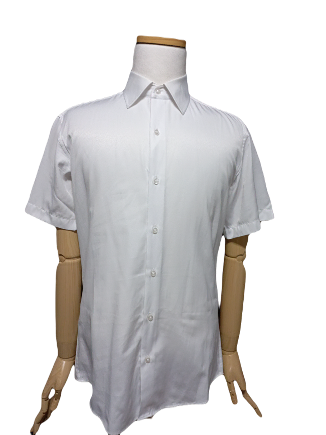 Lanceti Office Wear Men's Short-Sleeved Y Shirt95