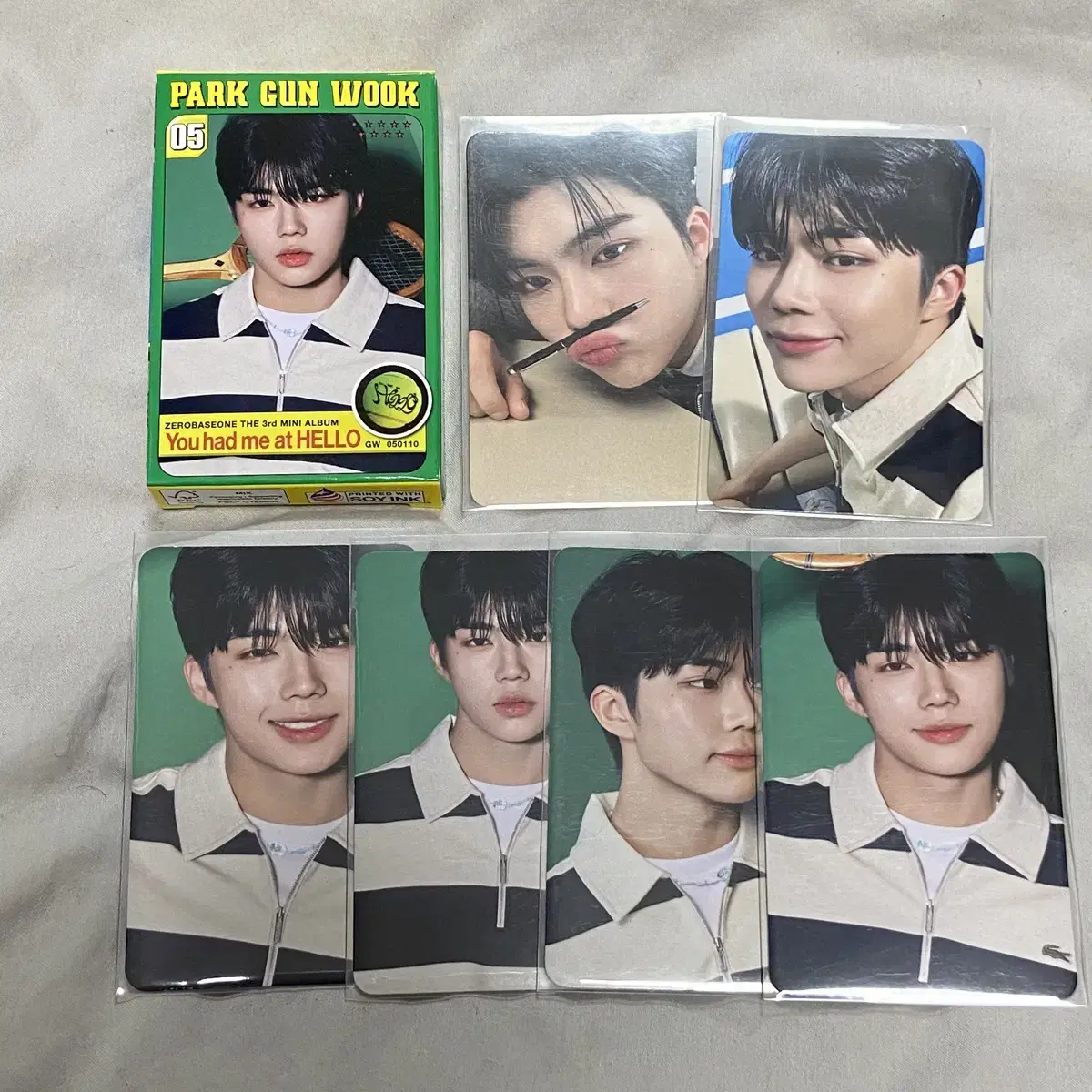 ZB1 Zeros Album park gunwook full set WTS