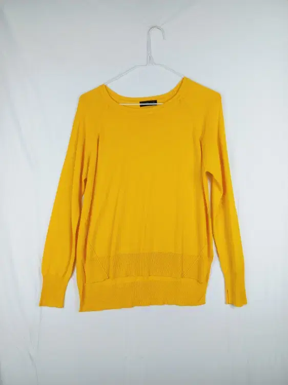 Zara knit 엷은 머스타드 니트 티셔츠 90