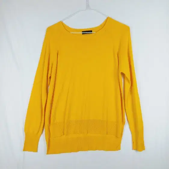 Zara knit 엷은 머스타드 니트 티셔츠 90