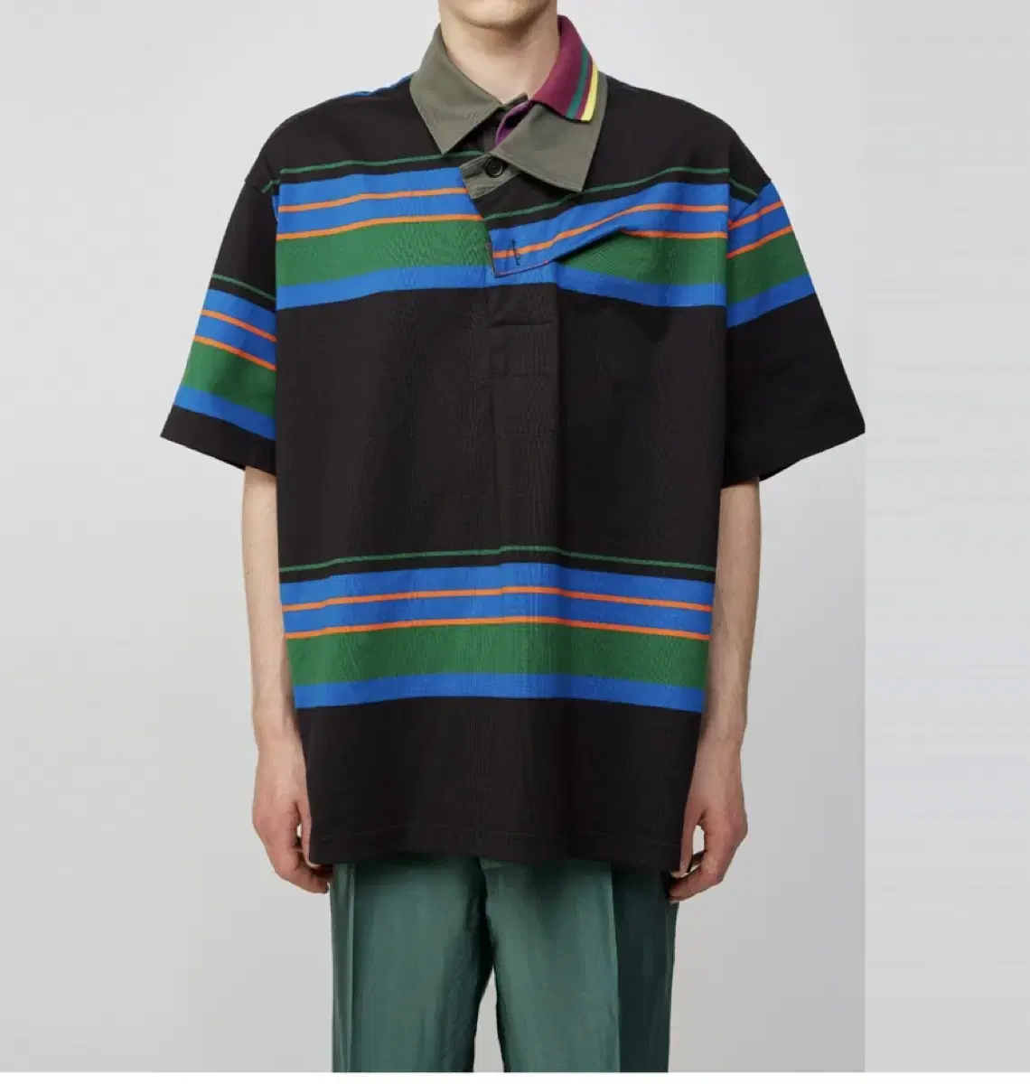 Kolor POLO SHIRT DARK TONE 2사이즈 새상품 판매