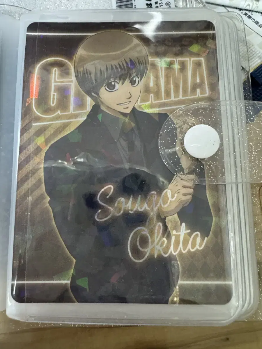 Gintama Okita Sogo Kuji Pasha Neon Card Set