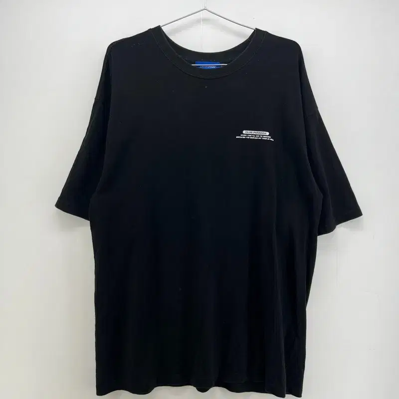 XL Layered Union Overfit Black Short Sleeve T-Shirt