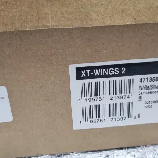 살로몬 xt-wings 2 메탈릭 실버 블랙 280