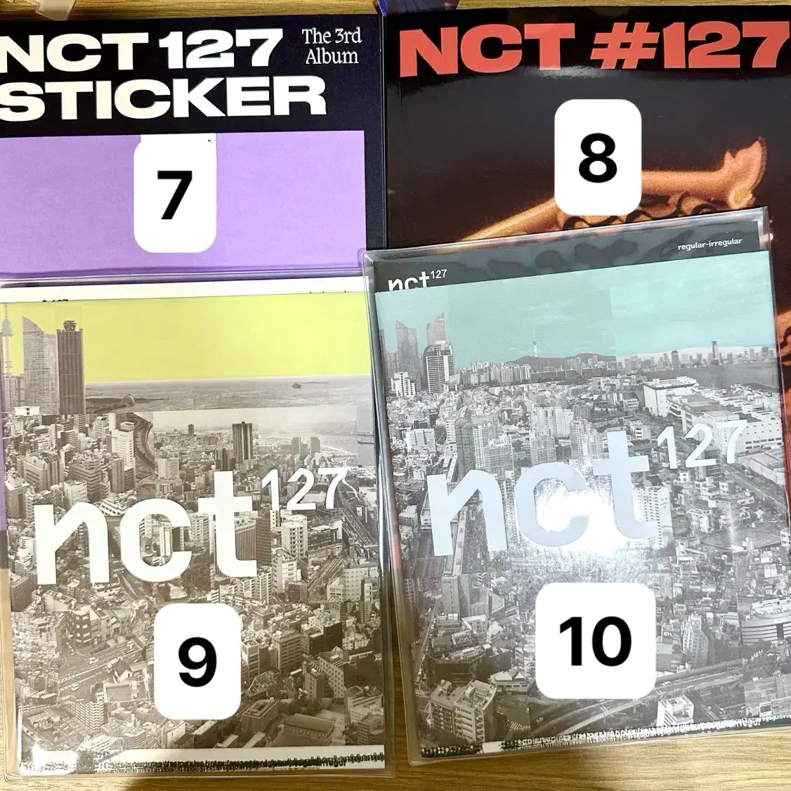 NCT127 개봉 앨범 나눔 (영웅, 펀치, 레귤러, 스티커 등)