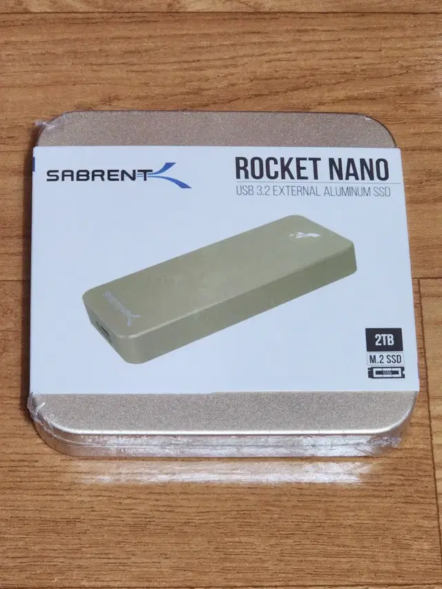 [미개봉] SABRENT Rocket Nano Gold 2TB 외장ssd