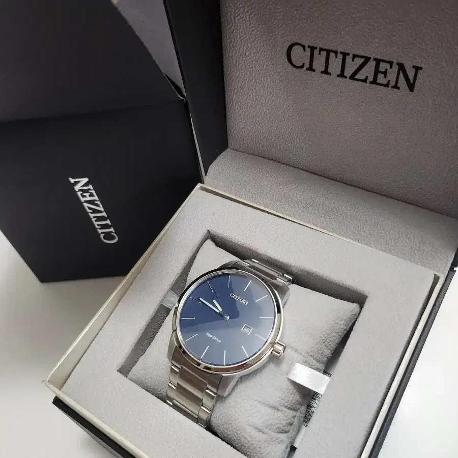 (새상품) CITIZEN BM6960-56l 남성 메탈 손목시계