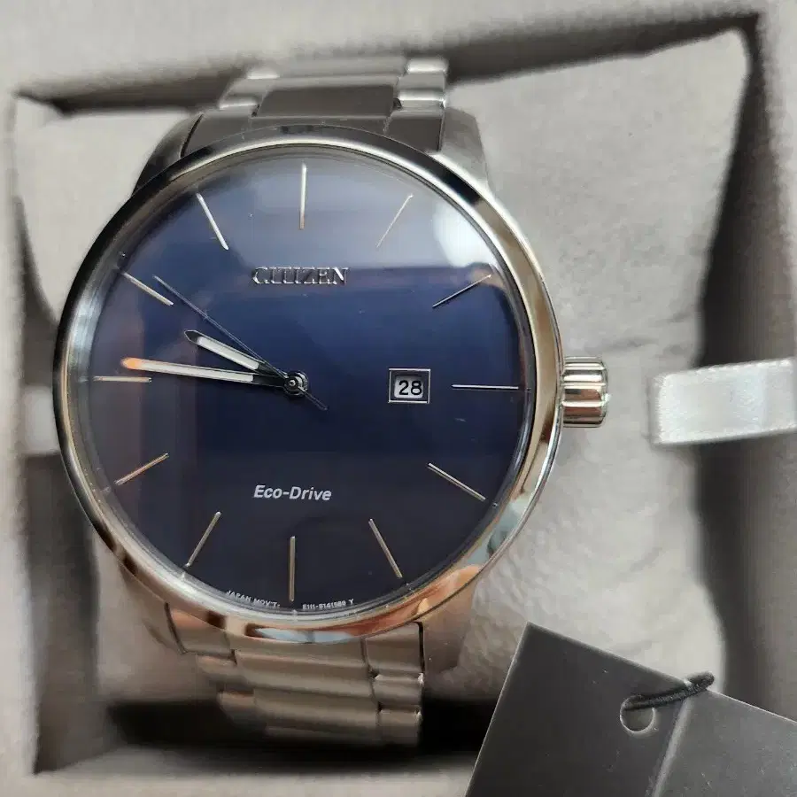 (새상품) CITIZEN BM6960-56l 남성 메탈 손목시계