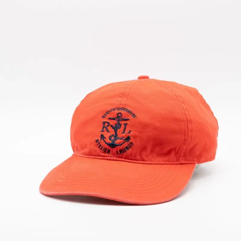 VINTAGE POLO ANCHOR ORANGE HAT [여성용]