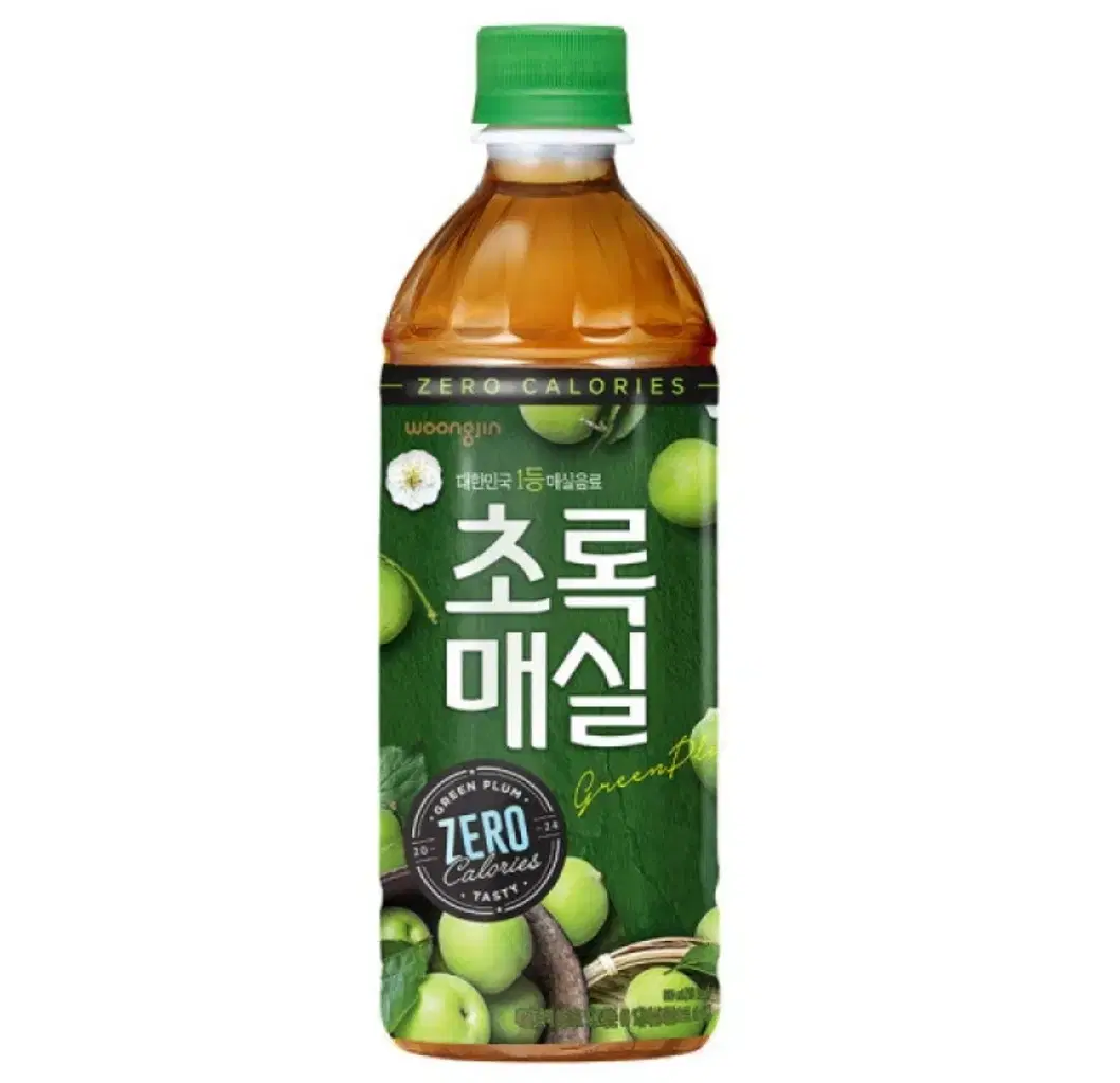 [무료배송] 웅진 초록매실 제로 500ml 12개 매실 음료