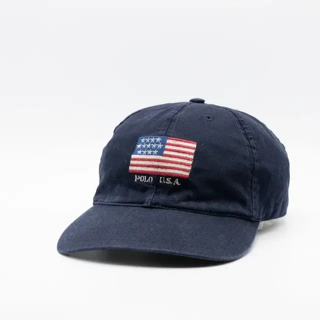 VINTGAE POLO FLAG NAVY HAT [USA MADE]