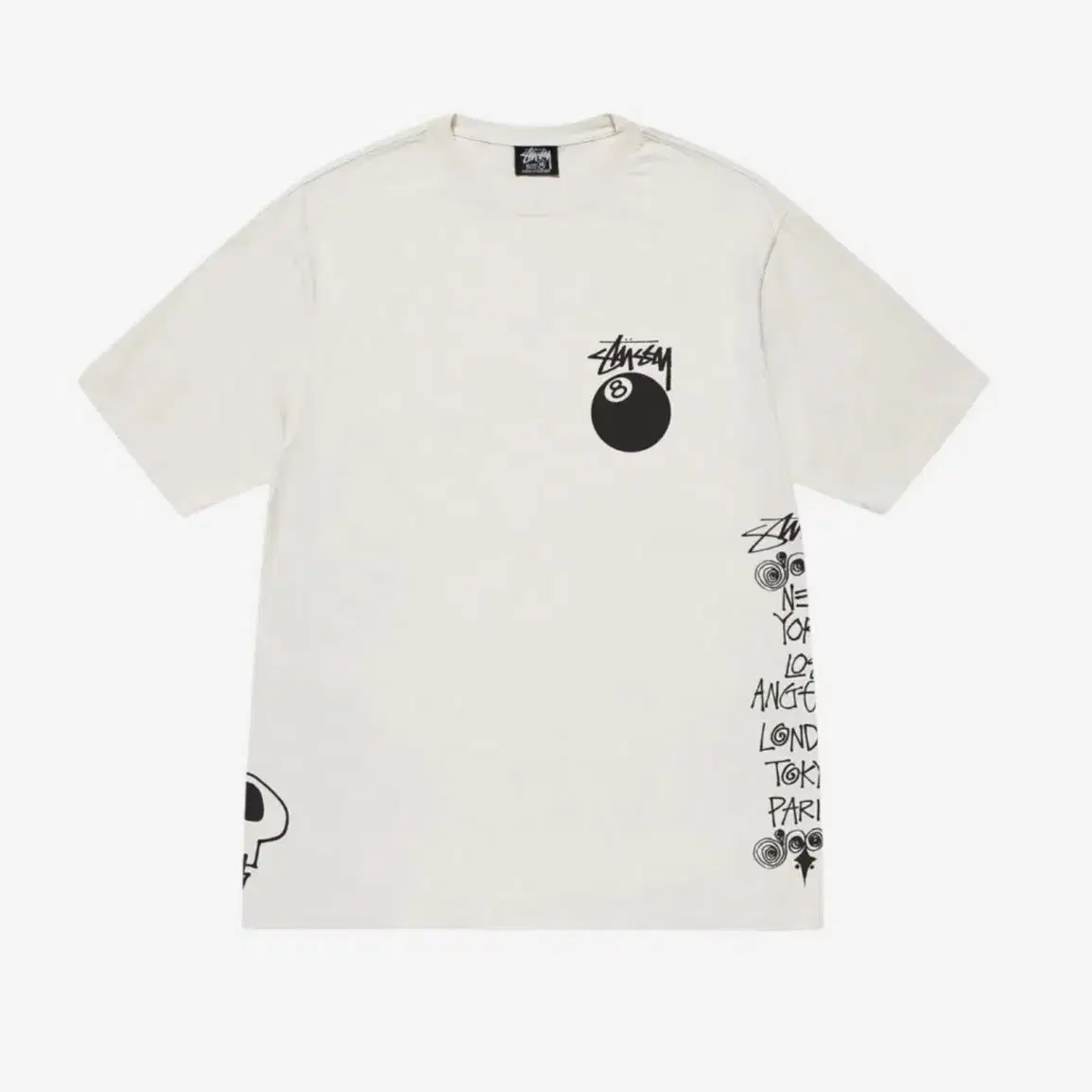 스투시 stussy  남성 반팔티셔츠 XL사이즈 테스트 스트라이크 새상품