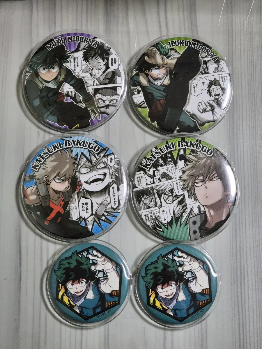 Hiroaka Midoriya Bakugo's original artwork can badges sold in bulk