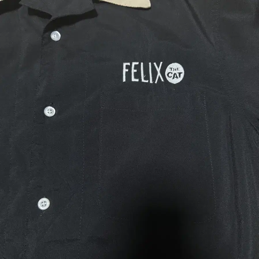 Felix 펠릭스 프린팅 자수 폴리 셔츠