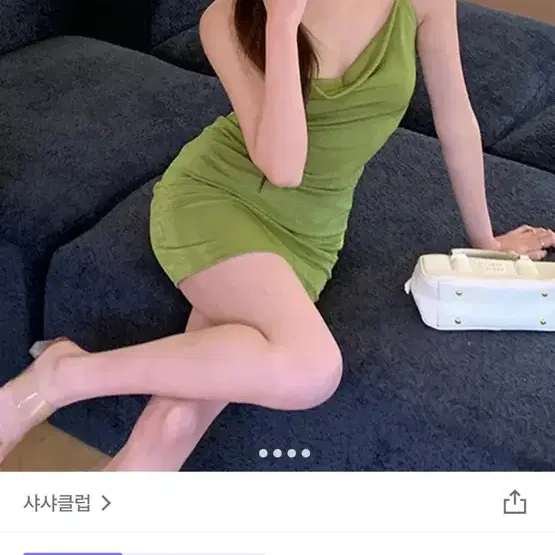 슬림 홀터 백리스 원피스 파티 연말 클럽 페스티벌 미니원피스 슬림