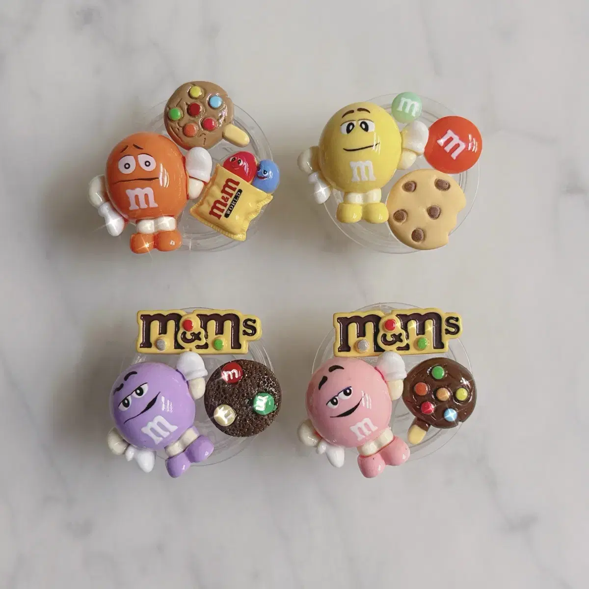 M&ms 그립톡 폰케이스