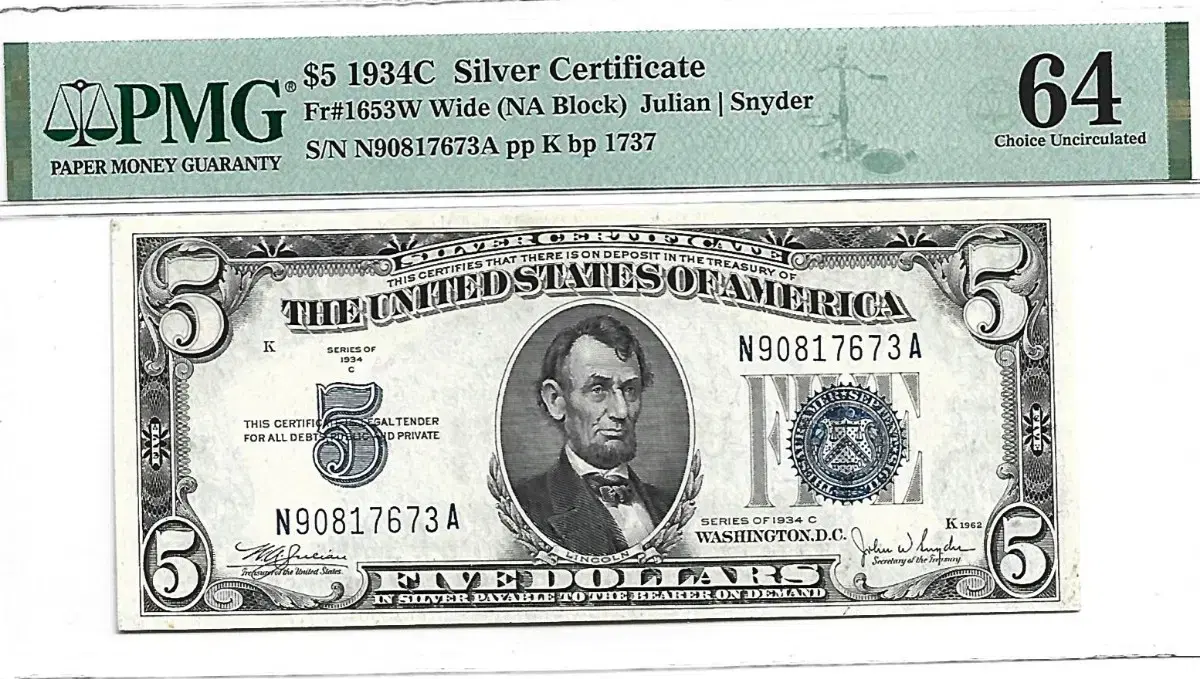 *Article-number-value294*USA 1934 5 PMG64