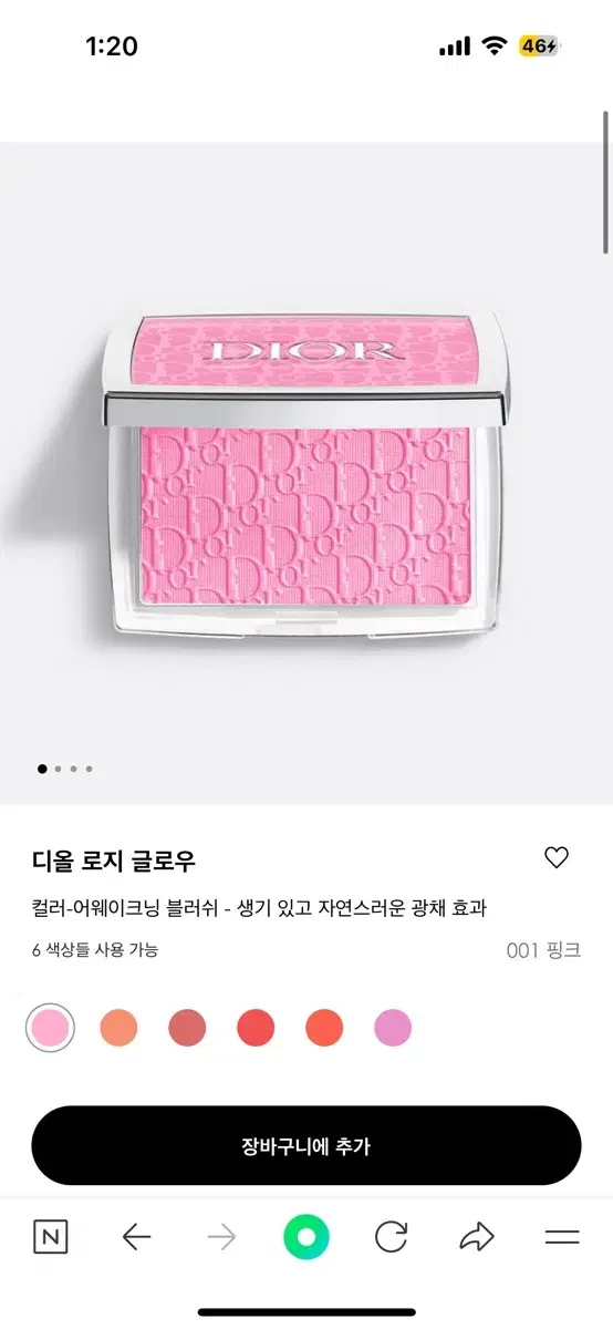 디올 로지 글로우 블러셔