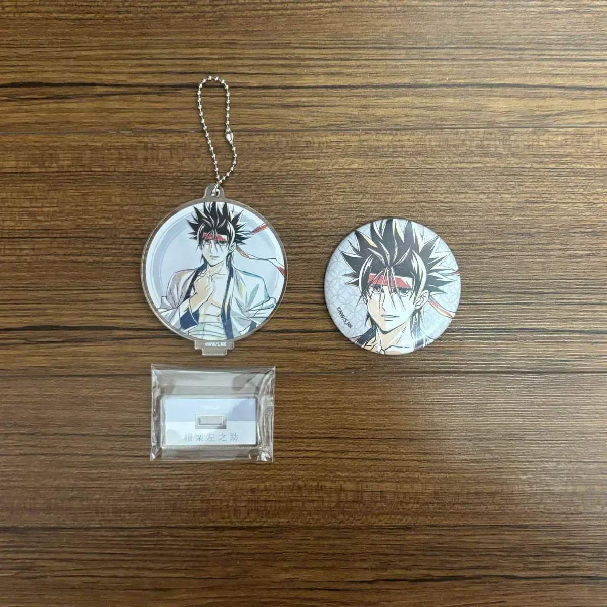 Wind Swordsman Sagara Sanosuke acrylic stand Key Holder Can Badge Goods in Bulk