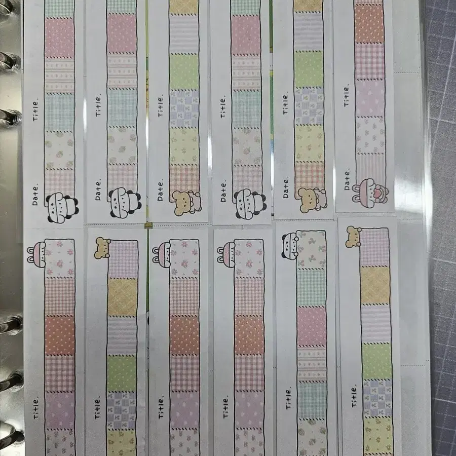 다꾸 모조지 이지컷 3 평화조각 단팥 등 키스컷 소분 (원가~원가이하)