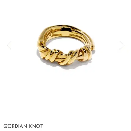 콜드프레임 반지 GORDIAN KNOT RING