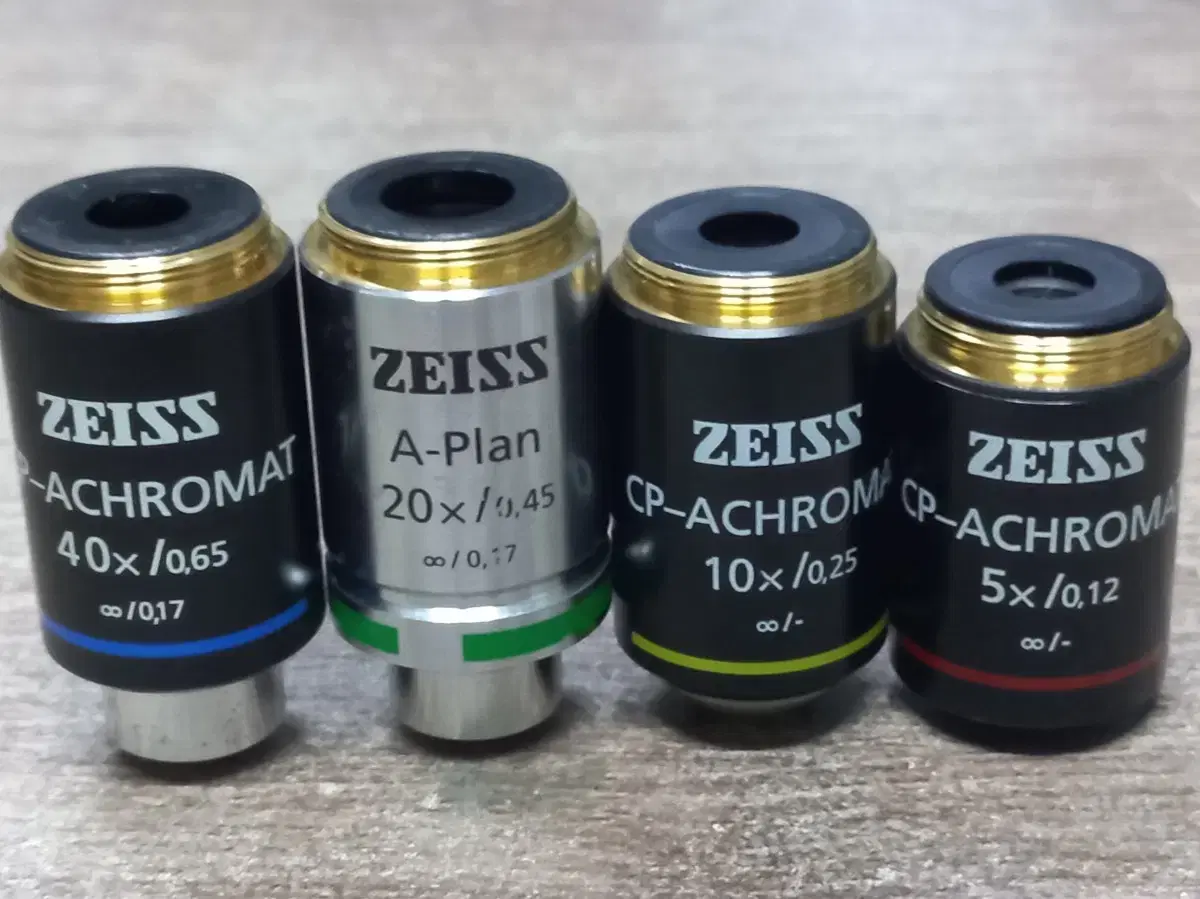 (판매).CARL ZEISS 현미경 대물렌즈 셋트