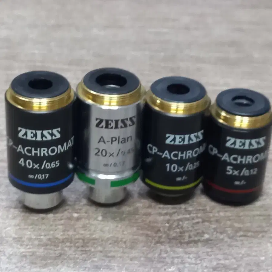 (판매).CARL ZEISS 현미경 대물렌즈 셋트