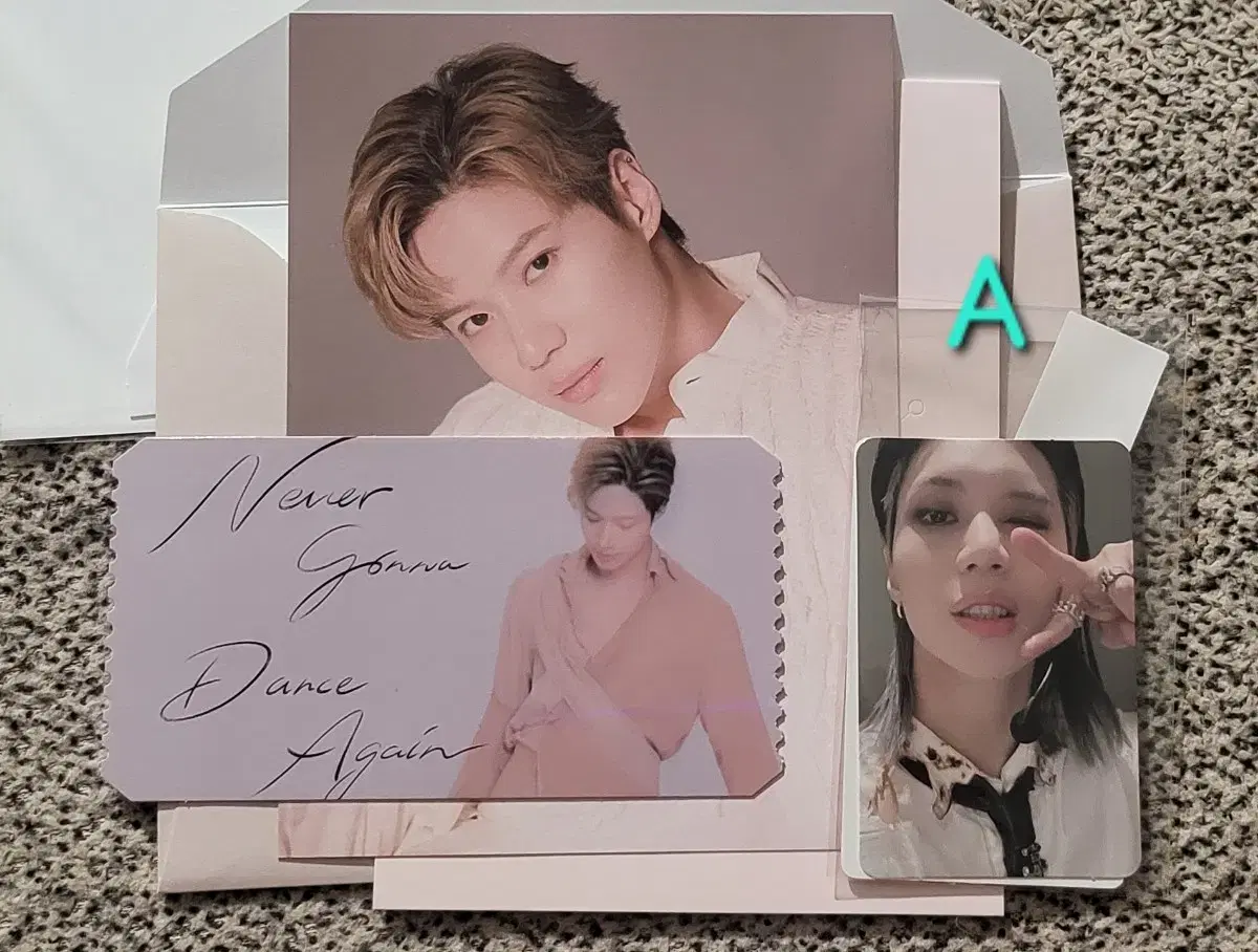 Shinee taemin NGDA Beyond Live AR Tickets photocard WTS of unsealed sets