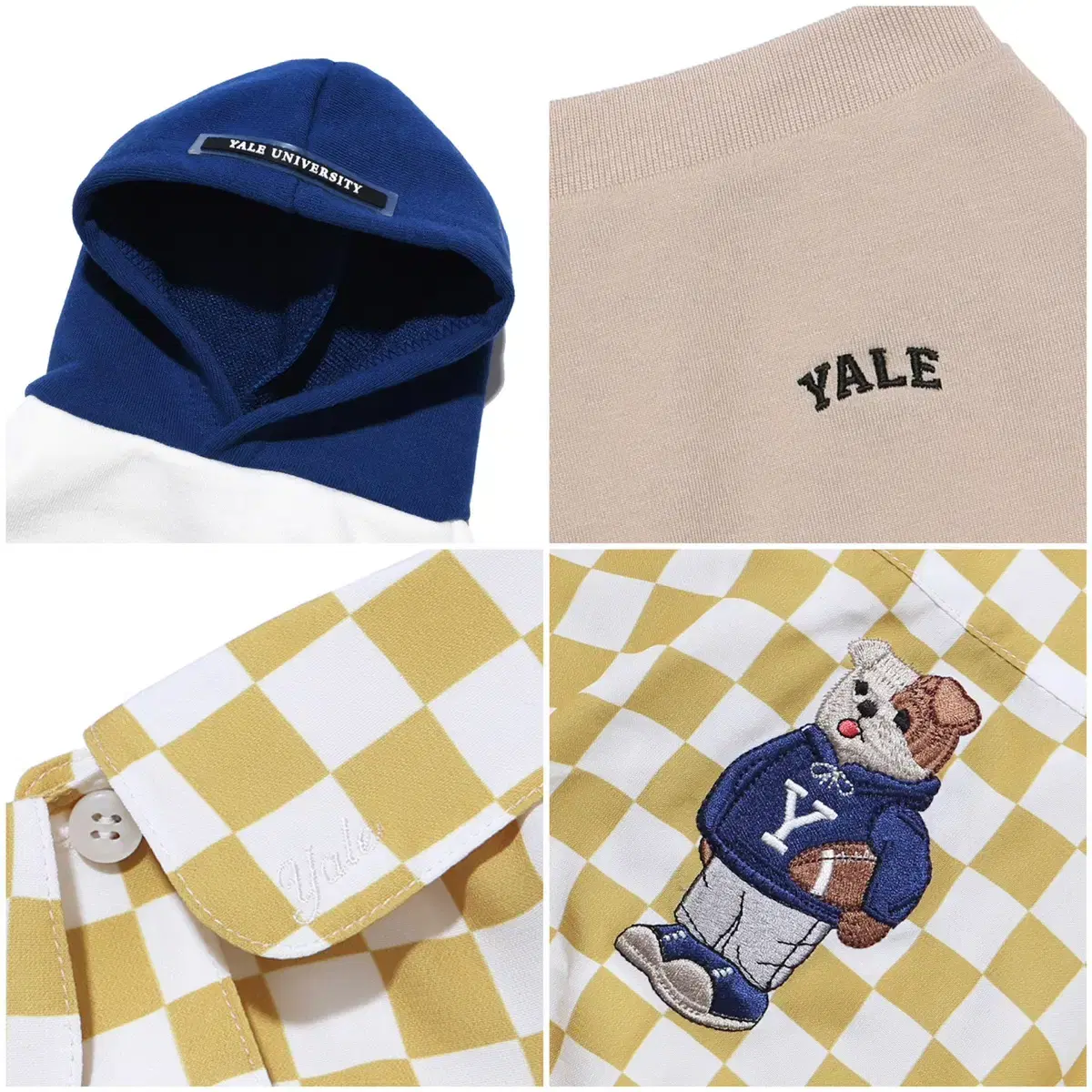 [새상품] YALE 예일 강아지옷 3벌 일괄XL (~2XL,12kg가능)