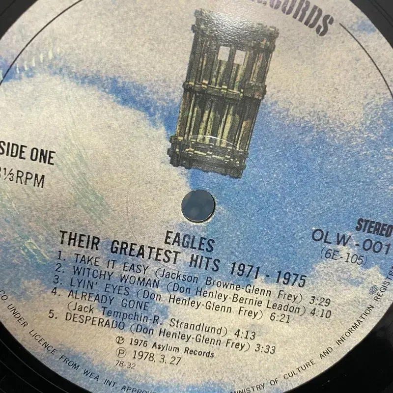 EAGLES LP / AA3155