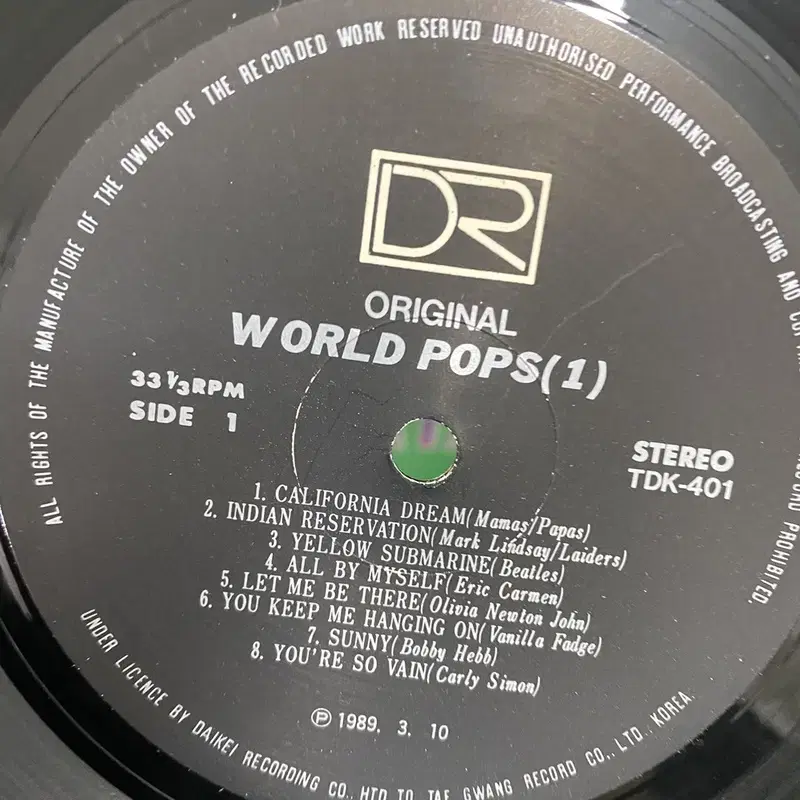 WORLD POPS LP / AA3174