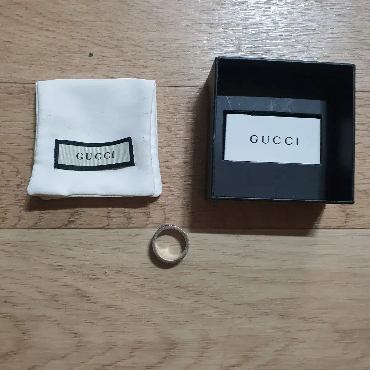 GUCCI Interlocking Ring, Size 18