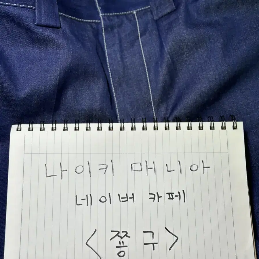 [L] 써네이 데님 본디드 팬츠