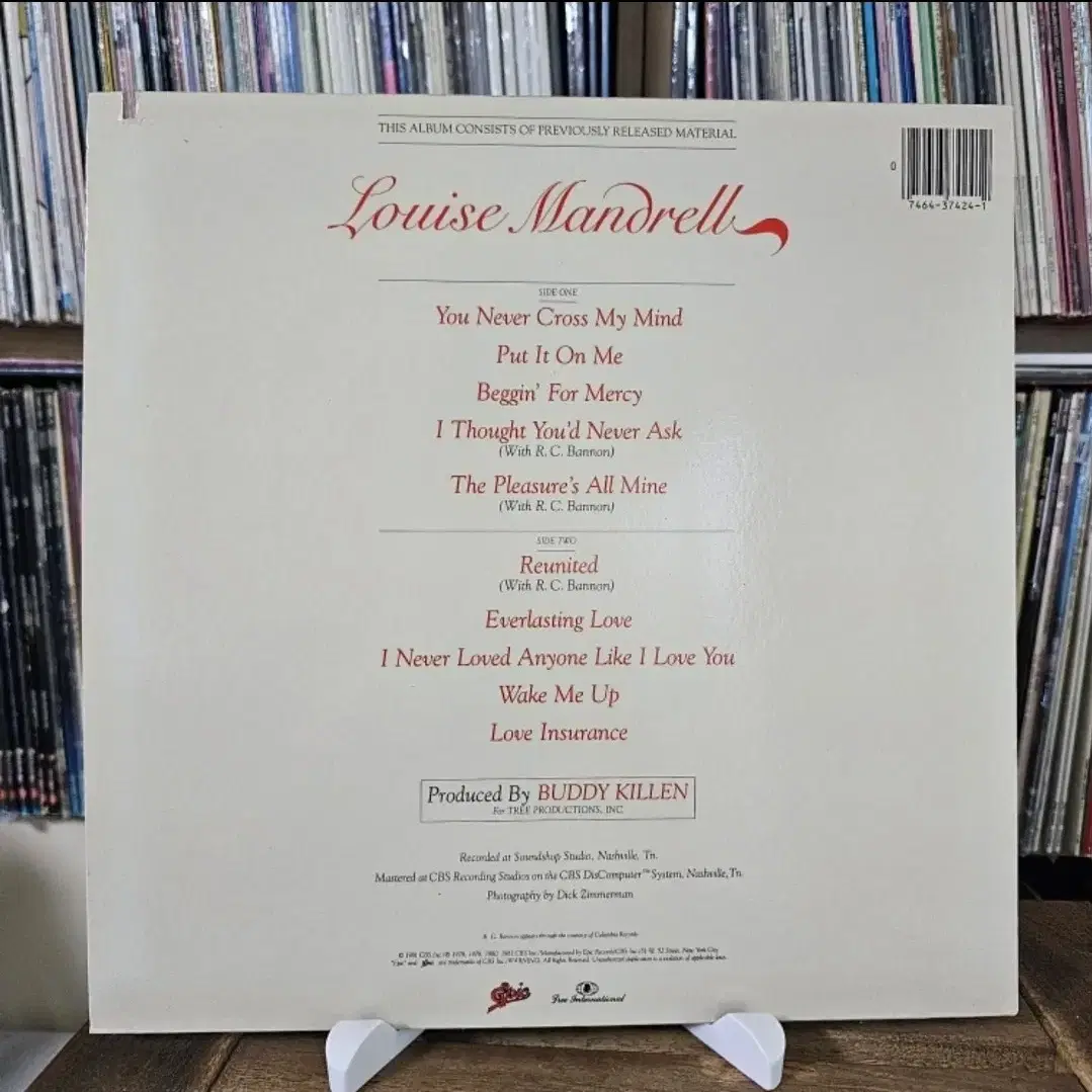 (미국반, 루이스 맨드릴) Louise Mandrell LP