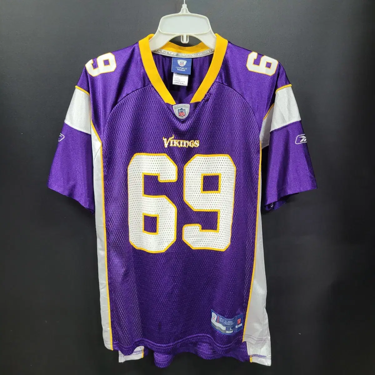 Reebok NFL Vikings Jersey (Free Shipping)