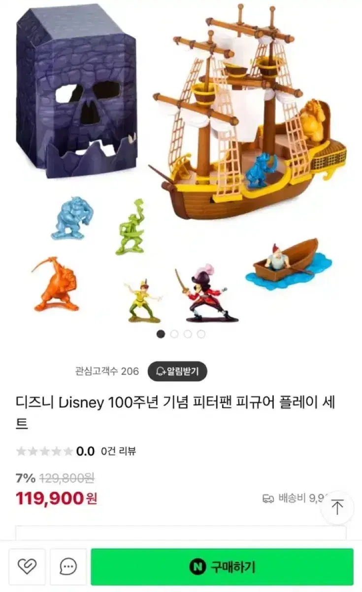 디즈니 100주년 피터팬 피규어 판매합니다